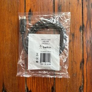 NEW Belkin F8V3311B06 HDMI to HDMI Audio/Video Cable in Black 6’